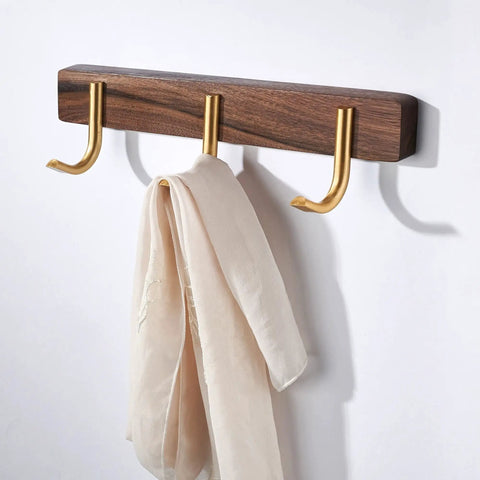Straight Up Solid Wall Mounted Coat Rack With Five Steel Hooks For Slick Entryway Organization Holds Coats Jackets Keys Umbrellas And Daily Grind Essentials