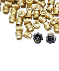 Two Sets Insert For 3D Printing Tip Tool Brass Threaded Knurled Nuts Assortment Kit M3 150 Pieces