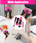 Pink Razor Scraper Kit With 3 Scrapers And 45 Replacement Blades Including 15 Metal And 30 Plastic Blades For Paint Adhesive Decal Stickers Glass Window Stovetop Cleanup Includes 1 Long Scraper And 2 Double Ended Scrapers in various applications