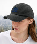 Woman wearing Cool Hats For Men Adjustable Caps With Ventilated Top Air Hole And Breathable Comfort Everyday Style black cap