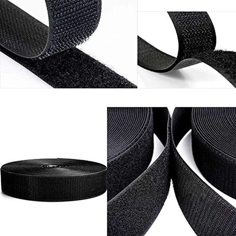4 Inch Wide 5 Yards Long Heavy Duty Hook And Loop Cable Tie Cord Wrap Fastener Nylon for organizing cables.