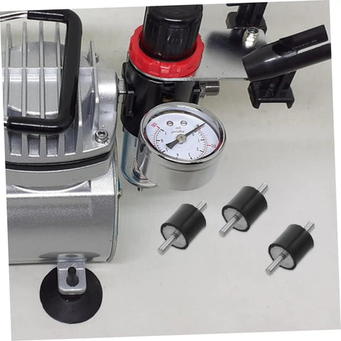 Vibration Isolator Mounts 25x25mm Rubber Mounts For Equipment Gear Quiet Stable Operation Easy Install Beefed Up Anti Vibration Dampers For Machinery Electronics And Audio Setup on machine