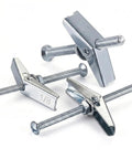 Heavy Duty Carbon Steel Toggle Bolts Wall Anchors Kit With Anti Spin Design for Drywall 1/8 Inch 3/16 Inch 1/4 Inch close-up