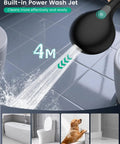 Handheld Shower Head With High Pressure Turbo Power Wash, 7 Modes, Anti Clog Nozzles, Built In Filter System For Hard Water in use