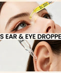 Glass Dropper Set With 10 Pieces Featuring 8 1ml Droppers And 2 Cleaning Tools used for eye and ear care
