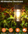 Eight Pack Solar Pathway Lights Upgrade Bright Outdoor Garden Decor Waterproof Pathway Lamps Auto On Off No Fuss Easy Install
