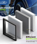 Heavy Duty DualGuard Cabin and Engine Air Filter for 2020-2026 Kia Telluride and 2019-2020 Hyundai Santa Fe with ABS frame