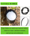Natural rubber collected for use in wiper blades, showcasing material's quality for Rock Solid Heavy Duty 26 Plus 22 Inch Wiper Blades Set Of 2 Beat The Elements.