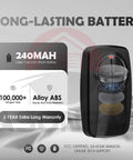240mAh lithium battery in Universal All In One Garage Door Opener Remote For LiftMaster Chamberlain Sears Craftsman.