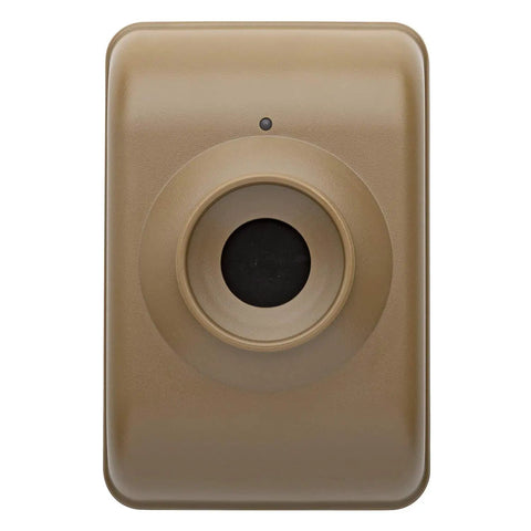 Front view of Long Range Wireless Driveway Alarm Sensor DCMT 4000 With Passive Infrared Motion Detection for security monitoring.