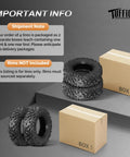 Set Of Four All Terrain ATV UTV Tires 25x8-12 Front And 25x10-12 Rear 6 Ply Tubeless Heavy Duty Puncture Resistant shown with boxes
