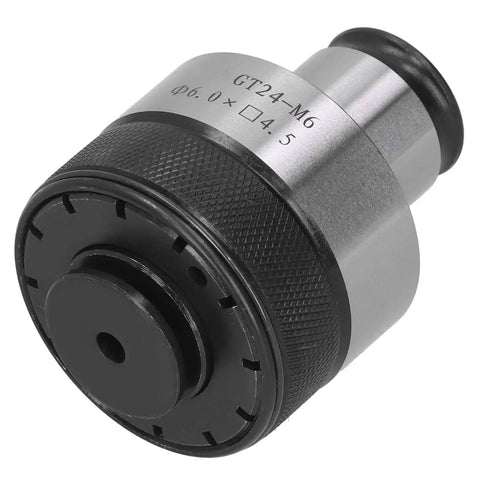 Heavy Duty Adjustable Tapping Collet Chuck Holder With Durable High Speed Steel Construction For Superior Clamping Strength And Torsion Protection In All Your Drilling Projects, close-up view showing detailed design.