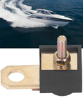 Heavy Duty 90A Starter Fuse Assembly Direct Replacement For Boat Engines, close-up view showing mounting and marine use