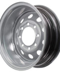 Beefed Up Heavy Duty 16 Inch Trailer Wheels 16x6 8 Lug Silver Gray Modular Rim For Equipment Trailers DOT Approved 3750 Lb Capacity