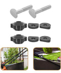 Super Easy Lawn Mower Handle Knobs Plus Bolts Washers Screws for Home or Small Commercial Yard Machines durable fasteners.