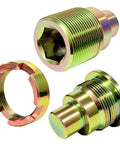 Heavy Duty Swing Arm Pivot Bolt Kit Compatible With Honda Recon Fourtrax Rancher Foreman Rubicon 4x4 Atv Gear showing zinc coated steel parts.