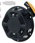 Pull Start Assembly Recoil Starter Replacement For Champion Predator Honda OHV Engines 196cc 212cc 224cc 5.5hp Generators with rope and bolts