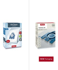 Original GN AirClean 3D Efficiency Vacuum Cleaner Bags For Classic C1 Complete C2 C3 And S2 S5 S8 Vacs Pack of 4 image showing packaging