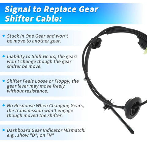 Ford F Series Super Duty Automatic Transmission Gear Shifter Cable Replacement OEM Style 2011-2016 with usage notes