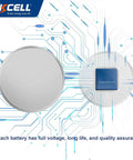 Rock Solid AG3 LR41 392 Button Battery Delivers Dead Reliable 1.5V Alkaline Power shown with circuit board background.