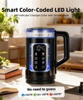 Electric Tea Kettle With Temperature Control And Glass Body For Tea And Coffee Daily Driver Smart Water Boiler Auto Shut Off
