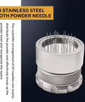 Pro Level Needle Coffee Tamper And Espresso Bed Leveler With Rock Solid Aluminum Grip and Rust Proof Steel close-up of needles.