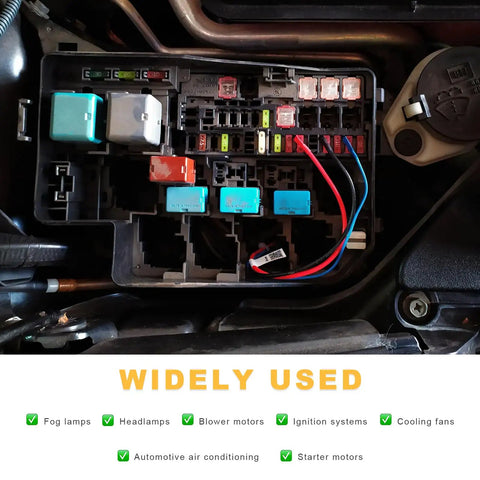 Premium 5 Pin 30A 24V Starter Relay Set Engineered For Rock Solid Ignition Switching And Smooth Electrical Routing in fuse box.
