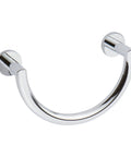Two Mounting Posts Towel Ring In Polished Chrome With Solid Brass Construction, Durable Hand Towel Holder, Easy Install Hardware