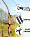 Bow Square TSquare Archery Tool For Quick Setup Nock Pliers Nocking Point Set with recurve bow and T-square details