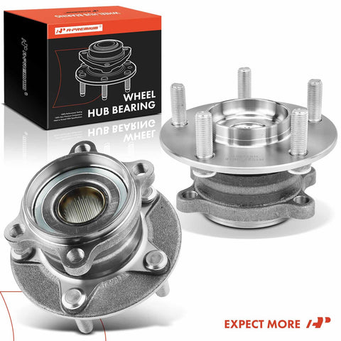 Two Pack Rear Wheel Bearing And Hub Assembly 5 Lug For Mazda CX 5 2013 Through 2023 AWD All Models High Load Capacity