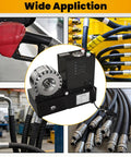 Workhorse 110V Hydraulic Hose Crimper With 9 Dies And Limit Switch, Portable Crimping Machine For various applications