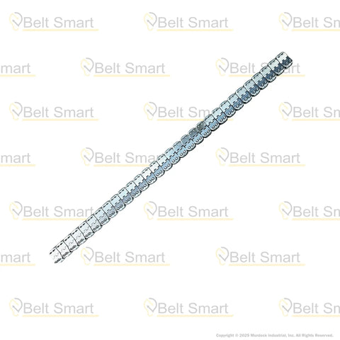 Heavy Duty Alligator Conveyor Belt Staple Fastener Kit With Pre Installed Strips For Quick Rubber Belt Splice Repair showing staple strap.