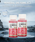 High Performance Bike Brake Mineral Oil Fluid 120ml 4oz bottles for Shimano and Tektro, set of 2 on rocky shore