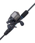 GX2 Youth Spincast Rod And Reel Combo For Young Anglers Five Foot Six Inch Blue And Silver Two Piece Graphite And Fiberglass Rod With Clear Tip