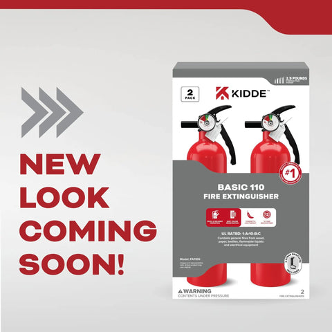 All Metal Multi Purpose Fire Extinguisher 1A10BC Rated For Home, Office, Dorms, 2 Pack, Manual Operation, Compact Lightweight Aluminum Construction, Easy Pull Pin, Reliable Fire Protection For Everyday Safety