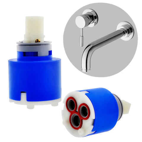 Replacement Faucet Cartridge Compatible With La Torre Gerber Danze Moen Single Lever And Tub Faucets shown with tap setup