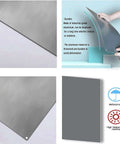 Images of Nearest First Aid Box Location Metal Sign 12x8 Aluminum Durable Rust Resistant Industrial Warning Plaque, showcasing materials and features.