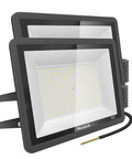Outdoor LED Flood Lights 200W 2 Pack IP66 Waterproof Bowfishing Lights With Cable Glands 6500K Daylight, 5000 Lumen
