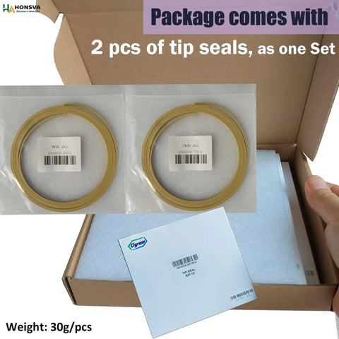 Tip Seal Replacement Kit For IDP 3 Dry Scroll Pump Yellow Two Piece Set For Industrial And Lab Vacuum Maintenance