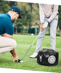 Portable Golf Impact Training Bag Swing Trainer for Practice Indoors or Outdoors boosts power accuracy and swing technique