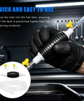 No Drama Manual Liquid Siphon Pump With Long Hose And Tough Clamps Portable Hand Squeeze Gasoline And Oil Transfer Tool in use