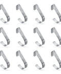 12 Pack 1-3/8 Inch Galvanized Steel Gate Clips For Chain Link Fences And Kennel Panels Clip Bands Latch Hardware