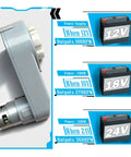 RS775 24V High Speed Motor With Gearbox For Power Wheels Upgrade 18V 24V High Torque DC Motor shown with battery options