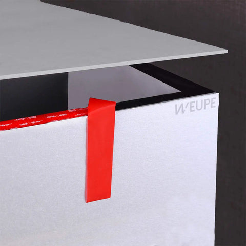 Heavy Duty VHB Tape 5952 Black Double Sided Mounting Tape With Acrylic Foam Core, 2.5cm By 15ft on metal edge