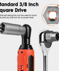 Ultimate 65 Piece Bolt Extractor Kit For Damaged Bolts And Nuts With Left Hand Drill Bits And Three Eighths Inch Drive close-up