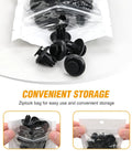Mazda Front Fender Liner Fastener Kit With 60 Pcs Hex Head Screws Nylon U Nuts And Push Rivet Clips in storage bag