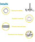 M3 Screws Assortment Kit 630 Pieces Dope All In One Hardware Kit With 210 Nuts And 210 Washers details image