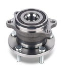 Front view of Rear Wheel Hub And Bearing Assembly 512293 For Subaru Outback Legacy 2005 Through 2009 With 5 Lugs ABS Rear Axle Plug And Play Replacement