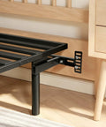 Heavy Duty Headboard Brackets For Adjustable Beds Slick Adjustable Frame Mounts straight steel bracket attached to bed frame.