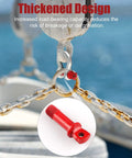 Badass 10 Pack 3/8 Inch Galvanized Steel Shackles Bundle Packed With Deep Thread D Ring And Clevis Hooks Made Tough Enough For Serious Towing Rigging And Daily Grind Tasks showing a thickened design for added load-bearing capacity.